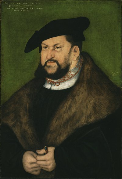 Bildnis Johanns des Beständigen, Kurfürst von Sachsen von Lucas Cranach the Elder